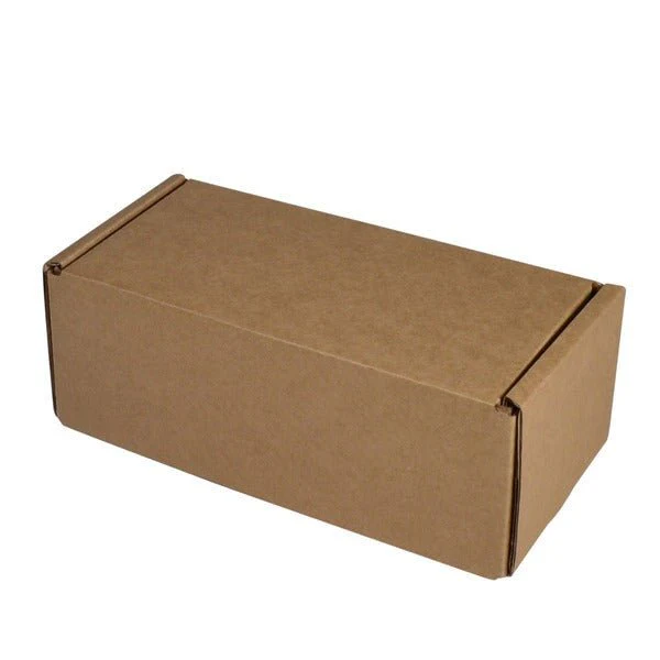 SAMPLE - B Flute - One Piece Postage & Mailing Box 21180 - Kraft Brown