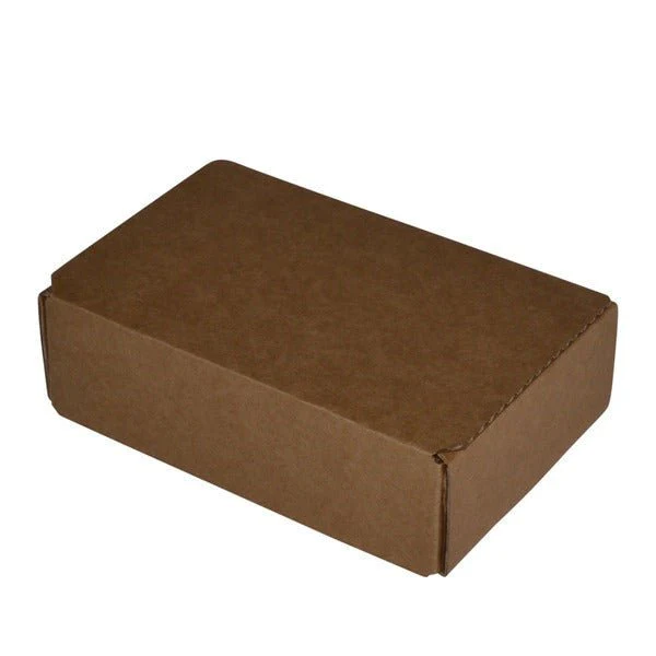 SAMPLE - B flute - One Piece Postage & Mailing Box 23967 - Kraft Brown