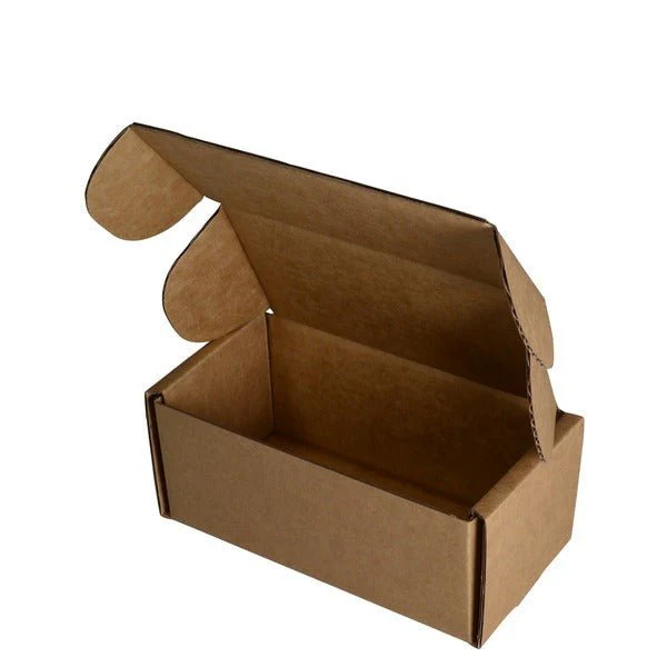SAMPLE - B Flute - One Piece Postage & Mailing Box 25812 - Kraft Brown