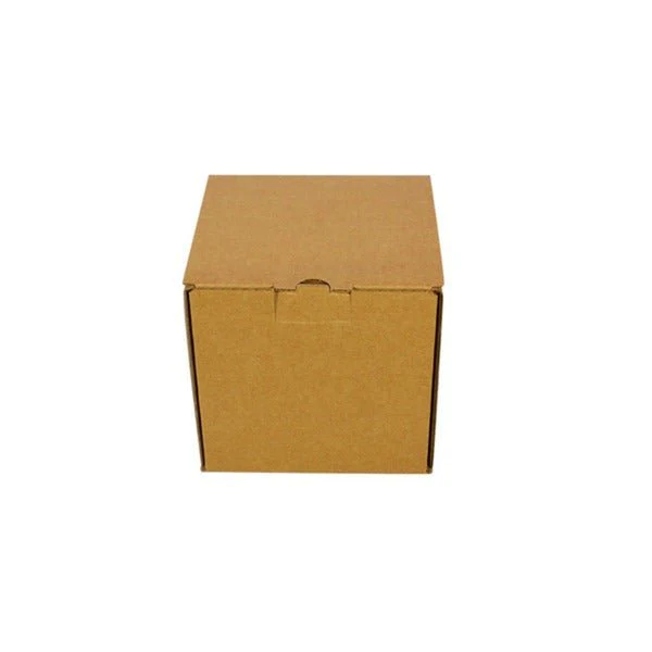 SAMPLE - B Flute - One Piece Postage & Mailing Box 7695 - Kraft Brown