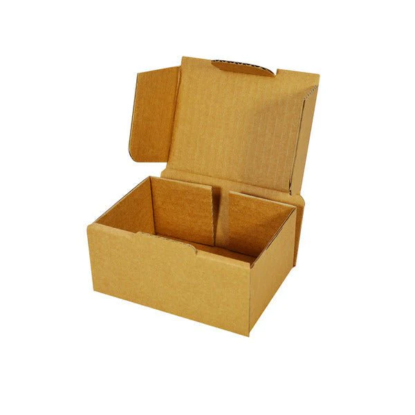 SAMPLE - B Flute - One Piece Postage & Mailing Box 9557 - Kraft Brown - Image 2