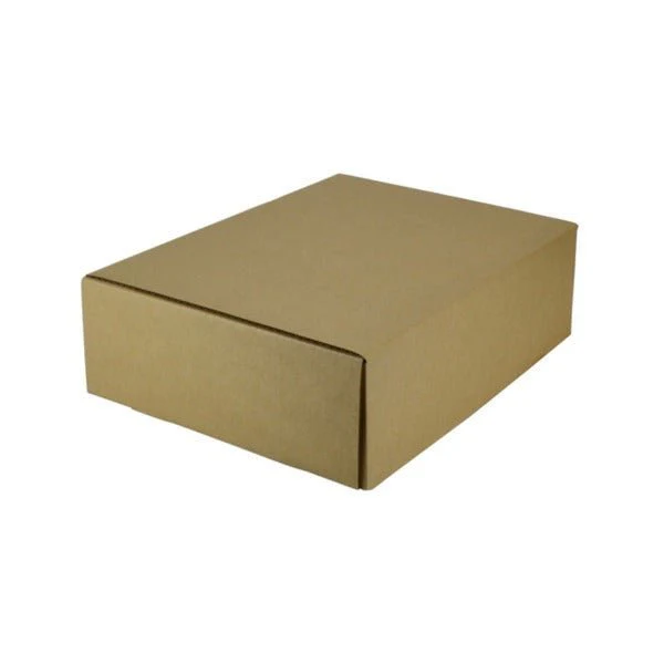 SAMPLE - B Flute - One Piece Postage & Mailing Box 9990 - Kraft Brown