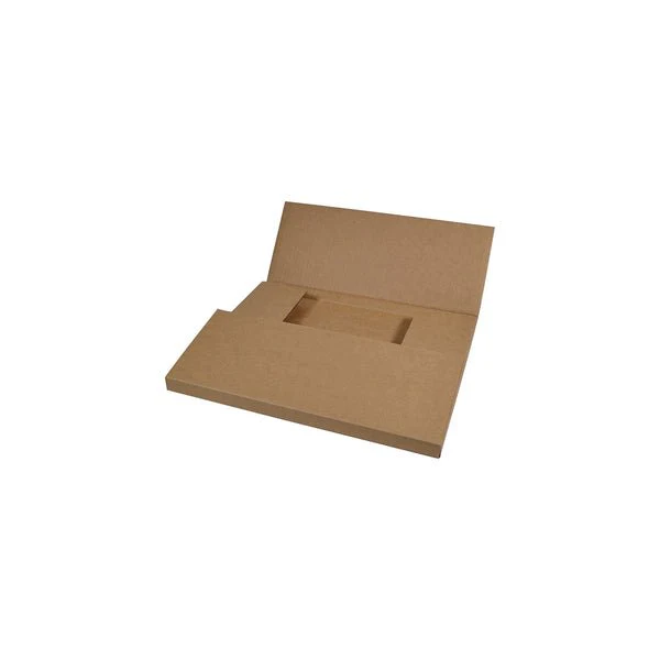 SAMPLE - B Flute - One Piece Slim Line Postage & Mailing Box 24770 - Kraft Brown - Image 2