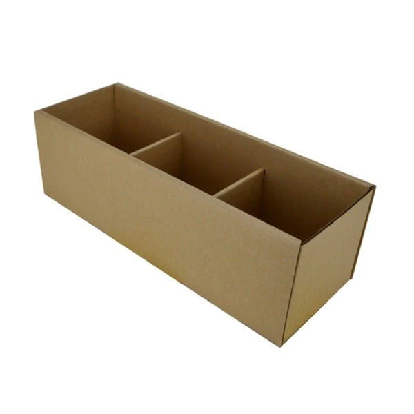SAMPLE - B Flute - Pick Bin Box & Part Box 17978 (One Piece Self Locking Cardboard Storage Box) - Kraft Brown