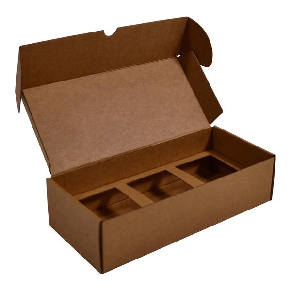 SAMPLE - Candle 3 Oxford/Cambridge Jar Pack Small Wood with Insert - Kraft Brown - Image 2