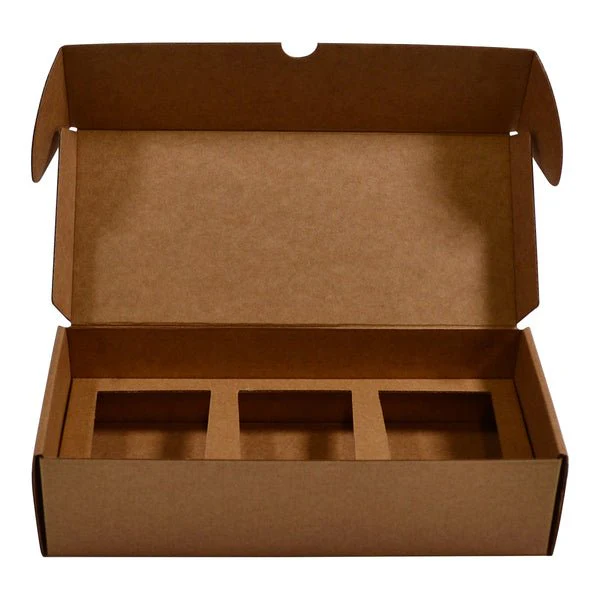 SAMPLE - Candle 3 Oxford/Cambridge Jar Pack Small Wood with Insert - Kraft Brown - Image 5