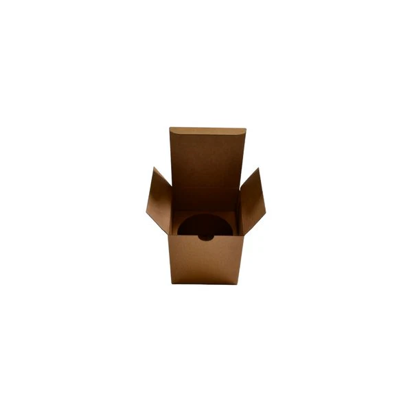 SAMPLE - Candle Extra Large 1 Oxford/Cambridge Jar Pack Upright with Insert - Kraft Brown - Image 2