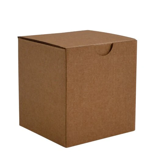 SAMPLE - Candle Medium 1 Oxford/Cambridge Jar Pack Upright with Insert - Kraft Brown