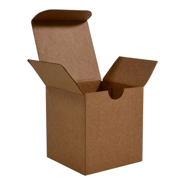 SAMPLE - Candle Medium 1 Oxford/Cambridge Jar Pack Upright with Insert - Kraft Brown - Image 2