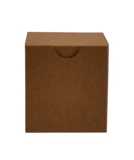 SAMPLE - Candle Small 1 Oxford/Cambridge Jar Pack Upright with Insert - Kraft Brown - Image 2
