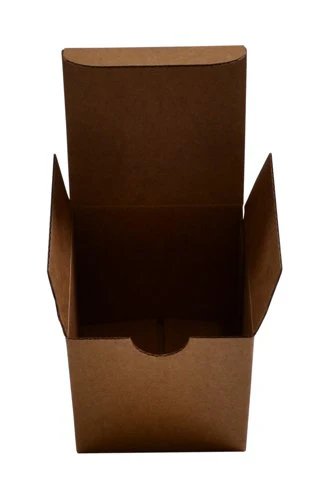 SAMPLE - Candle Small 1 Oxford/Cambridge Jar Pack Upright with Insert - Kraft Brown - Image 5