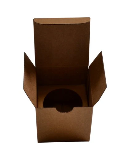 SAMPLE - Candle Small 1 Oxford/Cambridge Jar Pack Upright with Insert - Kraft Brown - Image 6