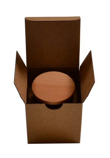 SAMPLE - Candle Small 1 Oxford/Cambridge Jar Pack Upright with Insert - Kraft Brown - Image 7