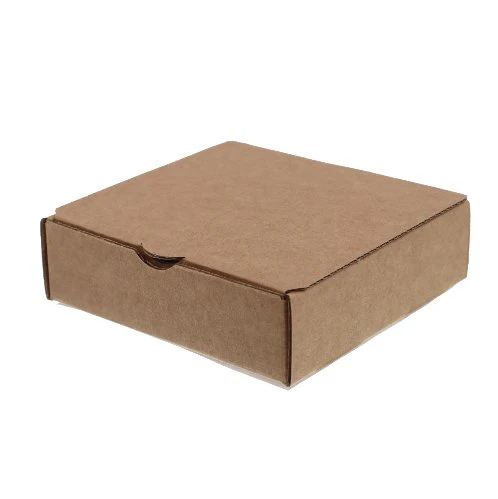 SAMPLE - Cardboard One Cookie Box - Kraft Brown