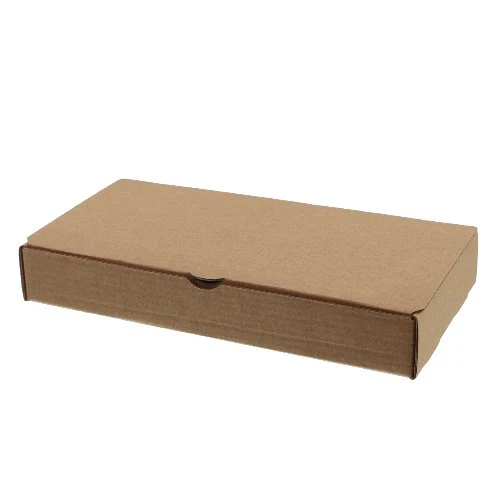 SAMPLE - Cardboard Two Cookie Box - Kraft Brown