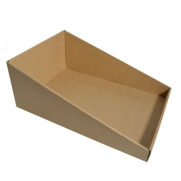SAMPLE - E Flute - A4 Counter Display - Kraft Brown