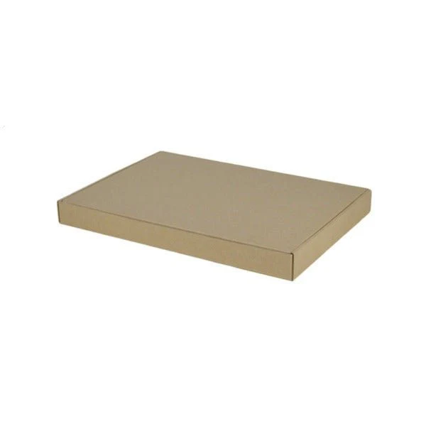 SAMPLE - E Flute - A4 One Piece Cardboard Gift Box - Kraft Brown