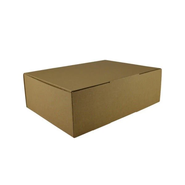 SAMPLE - E Flute - A4 Postal Box 125mm High - Kraft Brown
