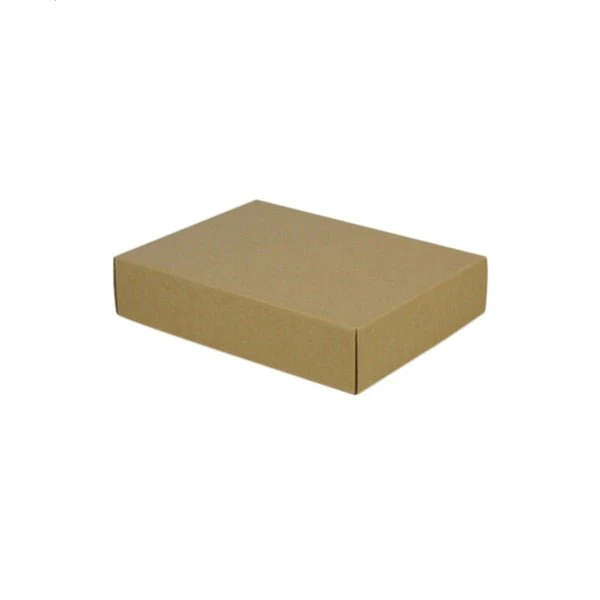 SAMPLE - E Flute - A5 Cardboard Gift Box (Base & Lid) - 50mm High - Kraft Brown