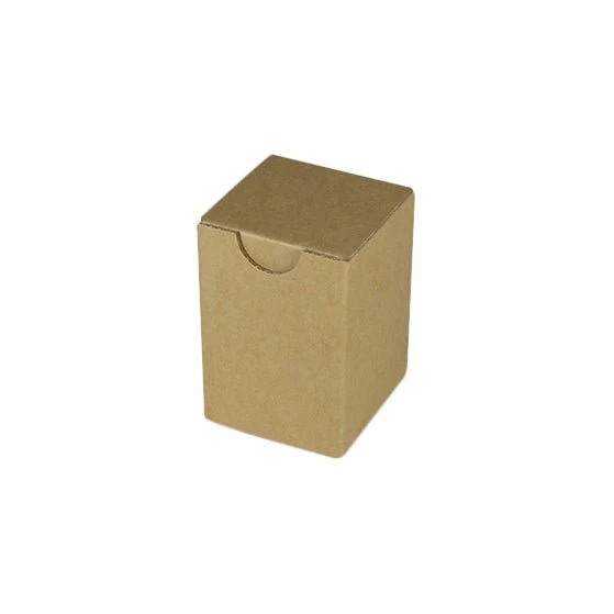 SAMPLE - E Flute - Cardboard Candle Box (55/80) - Kraft Brown - Image 3