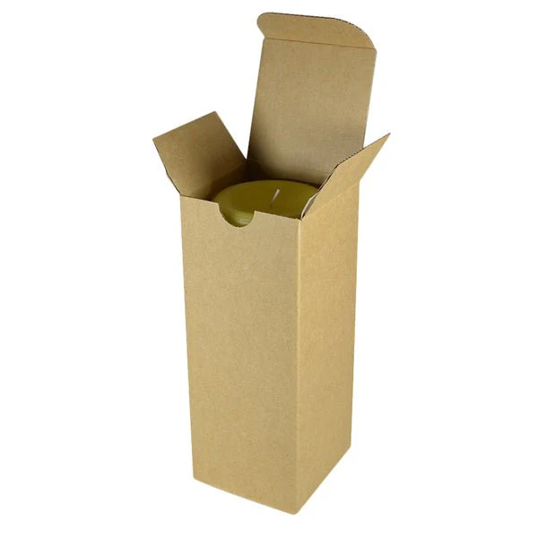 SAMPLE - E Flute - Cardboard Candle Box (80/200) - Kraft Brown - Image 3