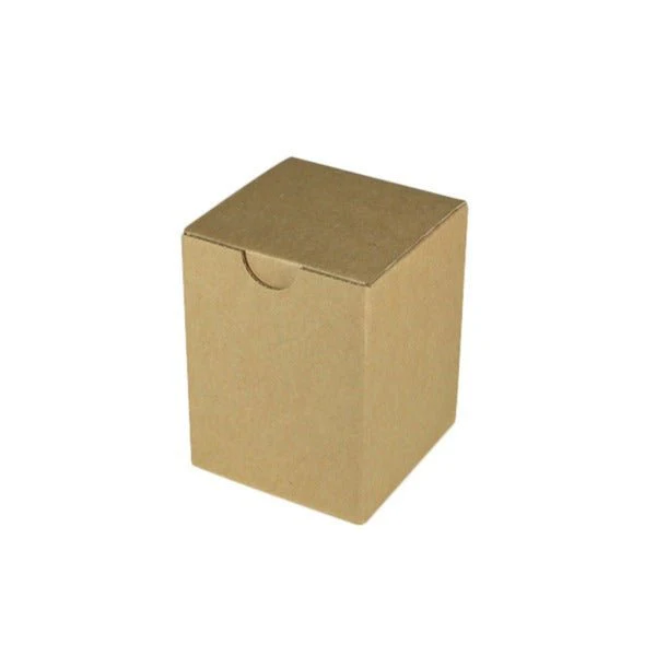 SAMPLE - E Flute - Cardboard Candle Box /Jam Box (80/100) - Kraft Brown