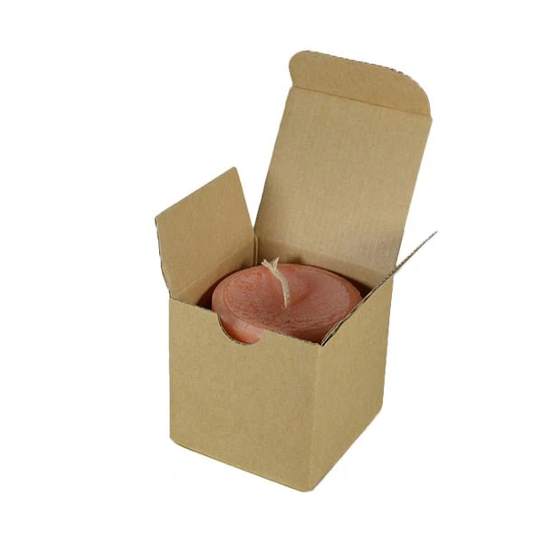 SAMPLE - E Flute - Cardboard Candle Box/Jam Box (80/80) - Kraft Brown - Image 3