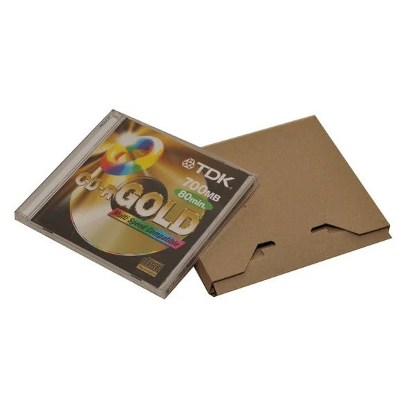 SAMPLE - E Flute - CD Postage Box - Kraft Brown - Image 2