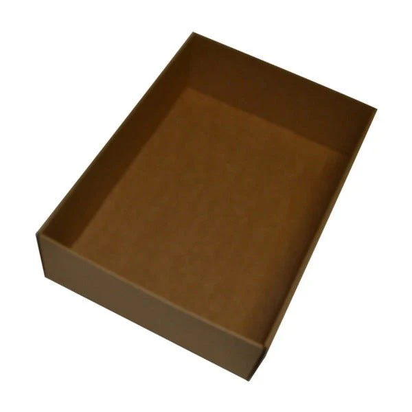 SAMPLE - E Flute - Large Gourmet Hamper Display Tray Only 25126 - Kraft Brown (Outer Display Box sold separately)