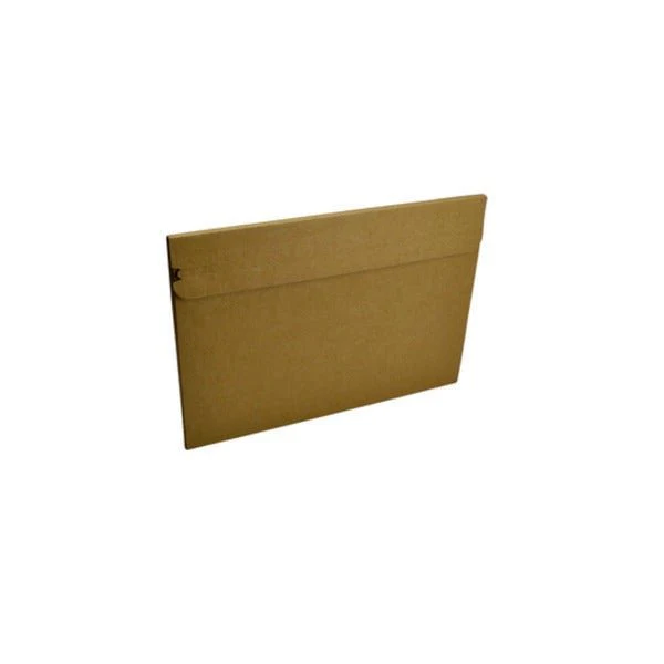 SAMPLE - E Flute - One Piece A4 Mailer 10mm High with Peal & Seal Tape - Kraft Brown