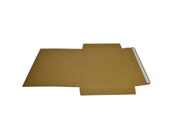SAMPLE - E Flute - One Piece A4 Mailer 10mm High with Peal & Seal Tape - Kraft Brown - Image 3