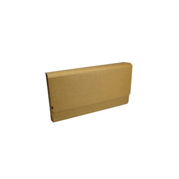 SAMPLE - E Flute - One Piece A4 Multi Crease Mailer with Peal & Seal Tape (Creases at 15/25/35/45/55) - Kraft Brown