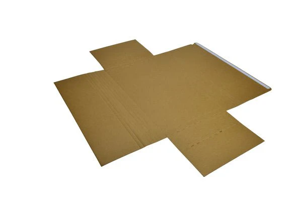 SAMPLE - E Flute - One Piece A4 Multi Crease Mailer with Peal & Seal Tape (Creases at 15/25/35/45/55) - Kraft Brown - Image 3