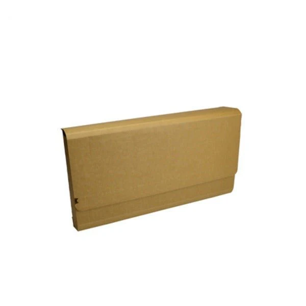 SAMPLE - E Flute - One Piece A5 Multi Crease Mailer with Peal & Seal Tape (Creases at 15/25/35/45/55) - Kraft Brown
