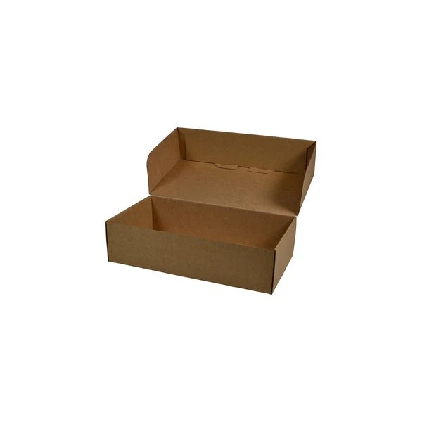 SAMPLE - E Flute - One Piece Double Wine Gift Box 23406 - Kraft Brown (insert sold separately - 700-23407) - Image 2