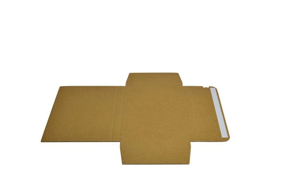 SAMPLE - E Flute - One Piece DVD One Piece Postage & Mailing Box with Peal & Seal Tape - Kraft Brown - Image 3