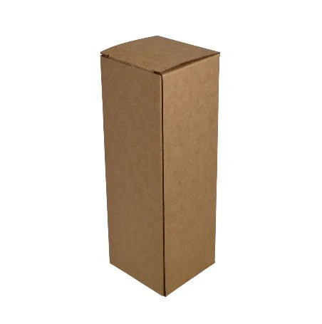 SAMPLE - E flute - One Piece Mailing Candle Gift Box 23520 - Kraft brown