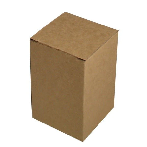 SAMPLE - E Flute - One Piece Mailing Candle Gift Box 25366 - Kraft Brown