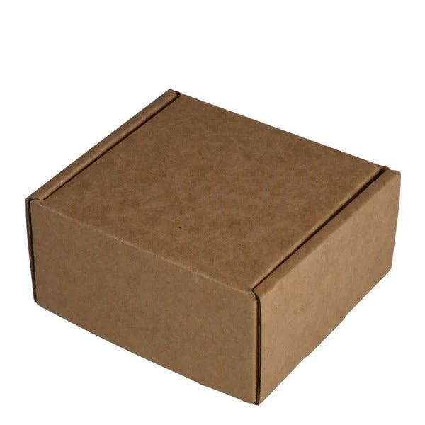 SAMPLE - E Flute - One Piece Mailing Gift Box 19593 - Kraft Brown