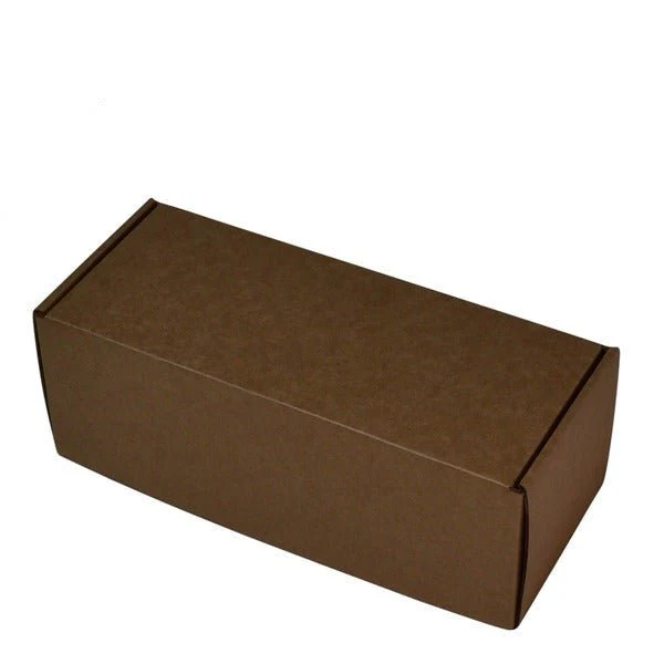 SAMPLE - E Flute - One Piece Mailing Gift Box 21379 - Kraft Brown