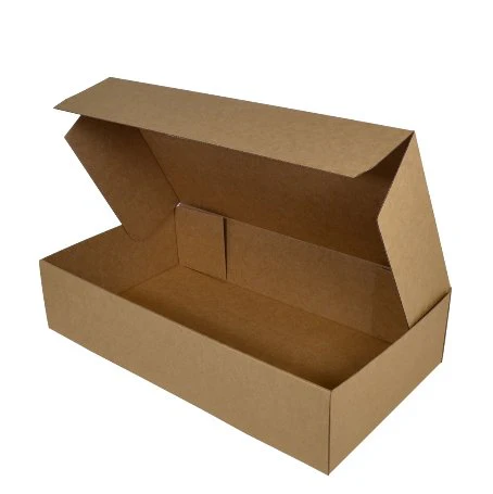 SAMPLE - E flute - One Piece Mailing Gift Box 23660 - Kraft brown