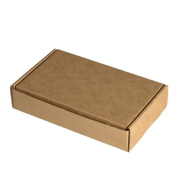 SAMPLE - E Flute - One Piece Mailing Gift Box 25569 - Kraft Brown