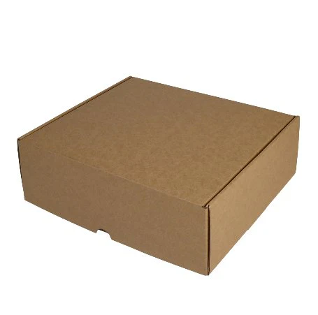 SAMPLE - E flute - One Piece Mailing Gift Box 25727 - Kraft Brown