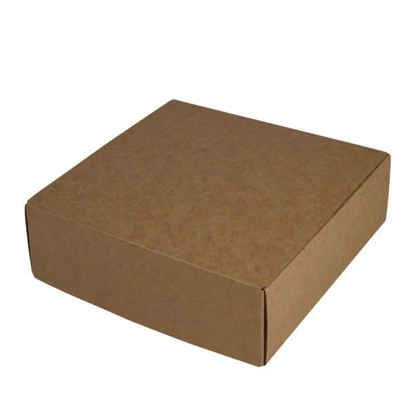 SAMPLE - E Flute - One Piece Mailing Gift Box 25828 - Kraft Brown