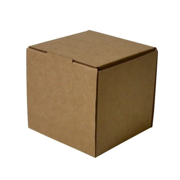 SAMPLE - E Flute - One Piece Mailing Gift Box 27018 - Kraft Brown