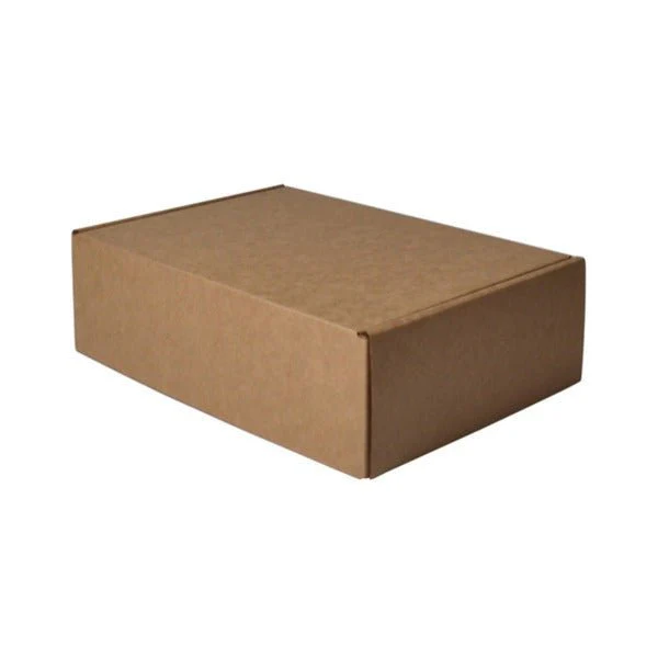 SAMPLE - E Flute - One Piece Mailing Gift Box 27025 - Kraft Brown