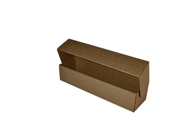 SAMPLE - E Flute - One Piece Mailing Gift Box 28653 - Suits 4 Donuts - Kraft Brown - Image 2