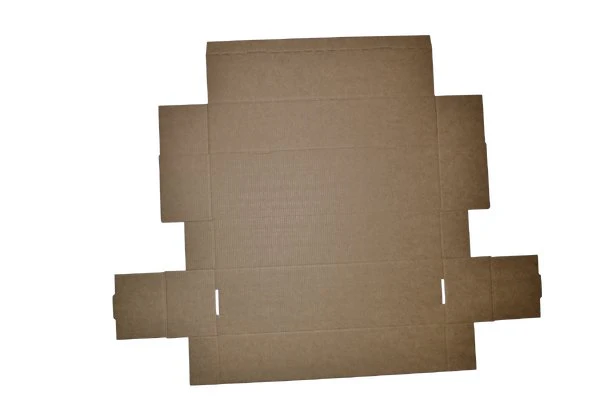 SAMPLE - E Flute - One Piece Mailing Gift Box 28653 - Suits 4 Donuts - Kraft Brown - Image 3