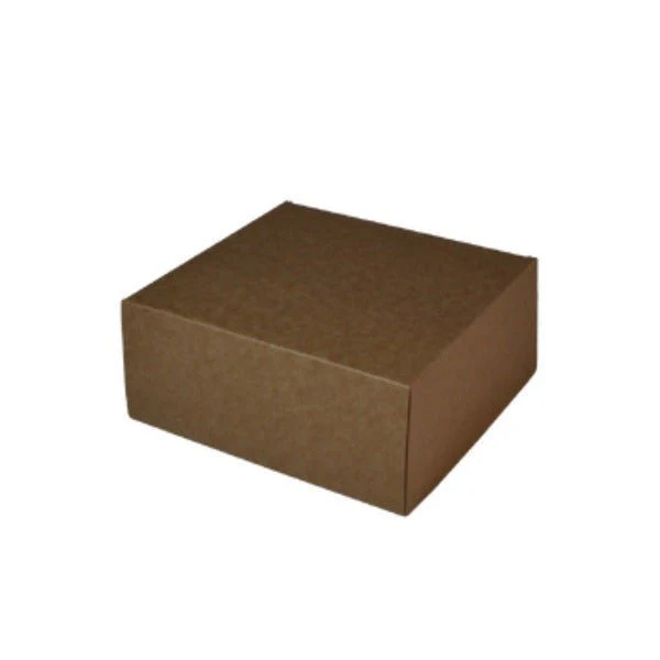 SAMPLE - E Flute - One Piece Mailing Gift Box 28654 - Suits 4 Donuts - Kraft Brown