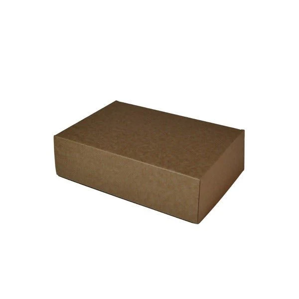 SAMPLE - E Flute - One Piece Mailing Gift Box 28655 - Suits 6 Donuts - Kraft Brown